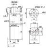 12V 416pm 24:1 Planetary Gearmotor 20mm D20x52L mm - Image 2