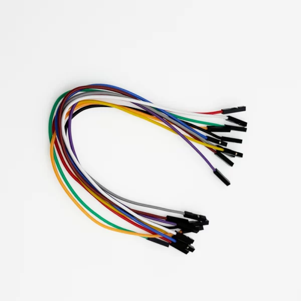 20CM 10 Color 10Pack F-F Silicon Jumper Wires