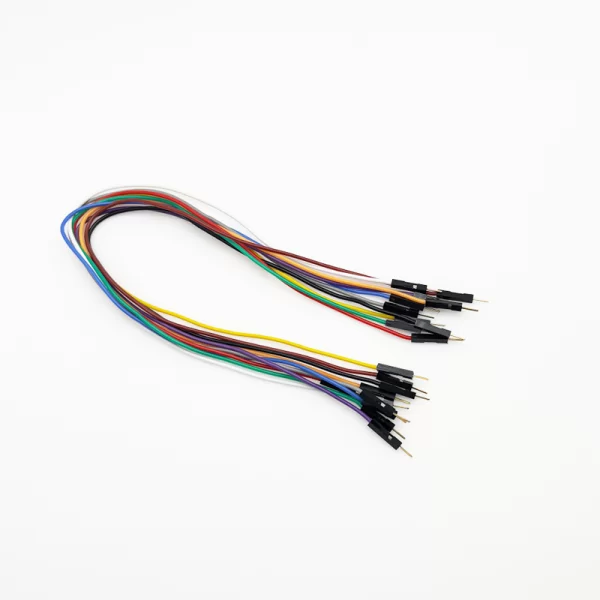 10 Color Mixed 30CM RED 10Pack M-M Silicon Jumper Wires