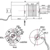 24V 296pm 27:1 Planetary Brushless Gearmotor 36mm D36x83L mm - Image 2