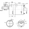 12V 76rpm 131:1 Gear Motor D37x80L mm - Image 2