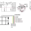 24V 76rpm 131:1 Gear Motor D37x80L mm Encoder 64CPR - Image 2