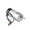 24V 76rpm 131:1 Gear Motor D37x80L mm Encoder 64CPR