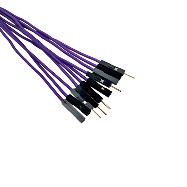 30CM Purple 10Pack F-M Silicon Jumper Wires - Image 2