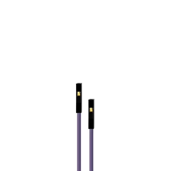 10CM Purple 10Pack F-F Silicon Jumper Wires