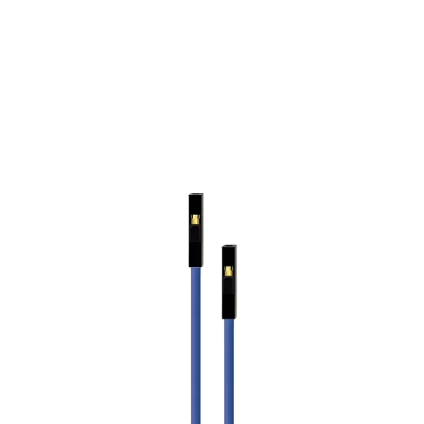 20CM Blue10Pack F-F Silicon Jumper Wires