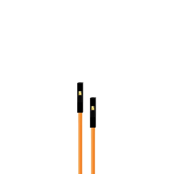 30CM Orange 10Pack F-F Silicon Jumper Wires