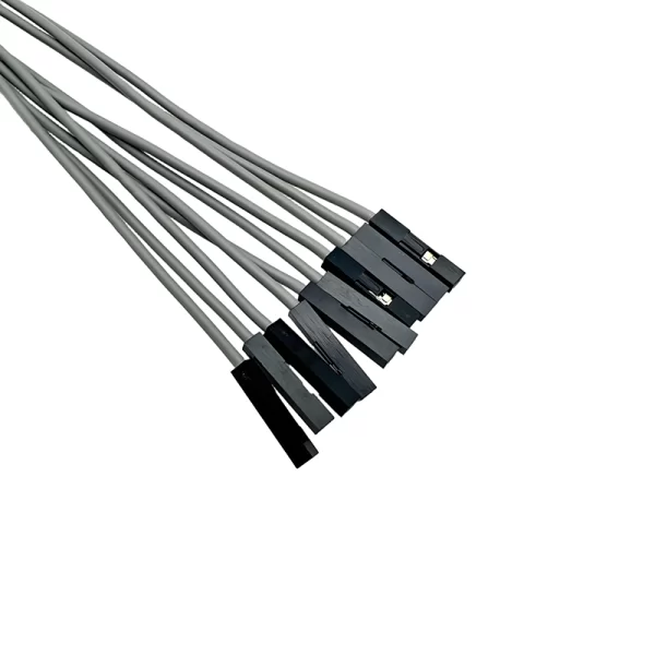 10CM Grey 10Pack F-F Silicon Jumper Wires - Image 2