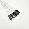 50CM White 10Pack F-F Silicon Jumper Wires - Image 2