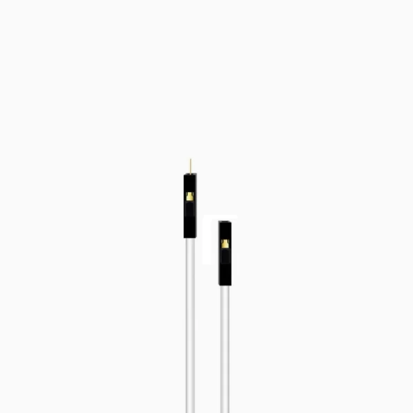 20CM White10Pack F-M Silicon Jumper Wires