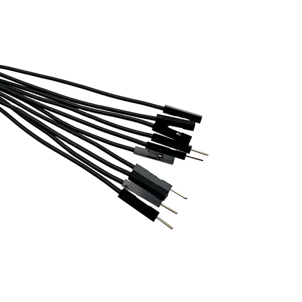 20CM Black 10Pack F-M Silicon Jumper Wires - Image 2