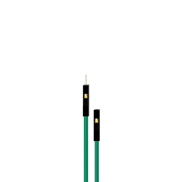 30CM Green 10Pack F-M Silicon Jumper Wires