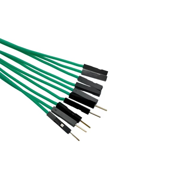 30CM Green 10Pack F-M Silicon Jumper Wires - Image 2