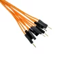 30CM Orange 10Pack F-M Silicon Jumper Wires - Image 2
