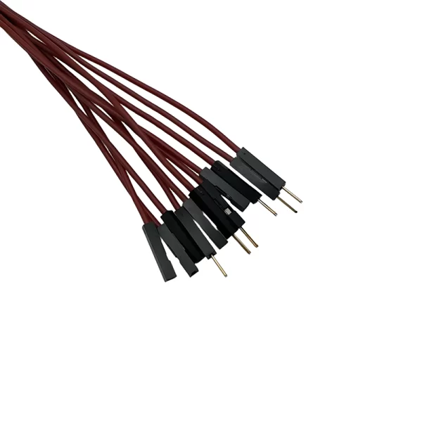 30CM Brown 10Pack F-M Silicon Jumper Wires - Image 2