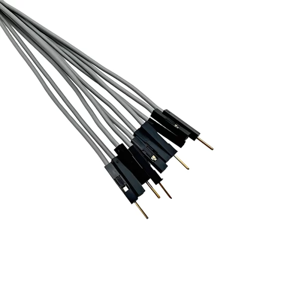 30CM Grey 10Pack F-M Silicon Jumper Wires - Image 2