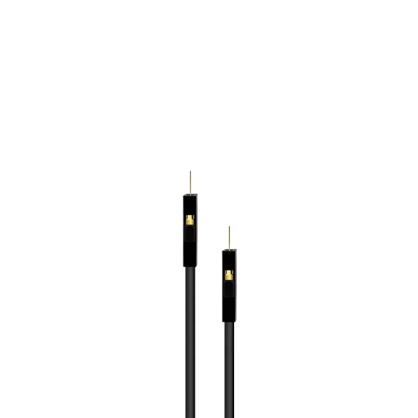 50CM Black10Pack M-M Silicon Jumper Wires