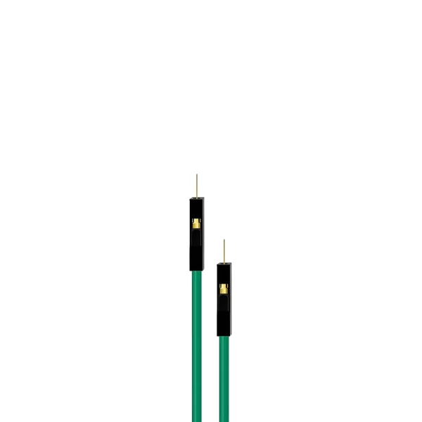 50CM Green10Pack M-M Silicon Jumper Wires
