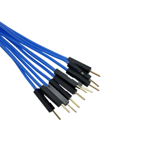 30CM Blue 10Pack M-M Silicon Jumper Wires - Image 2