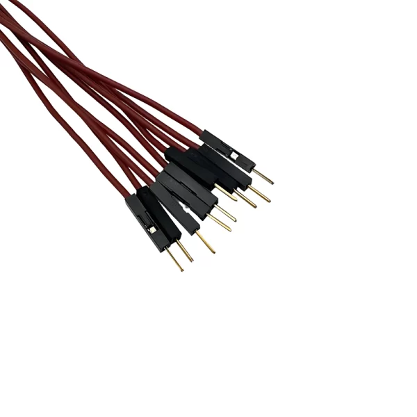 30CM Brown 10Pack M-M Silicon Jumper Wires - Image 2