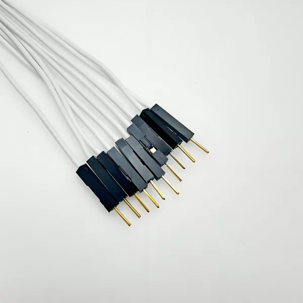 30CM White 10Pack M-M Silicon Jumper Wires - Image 2