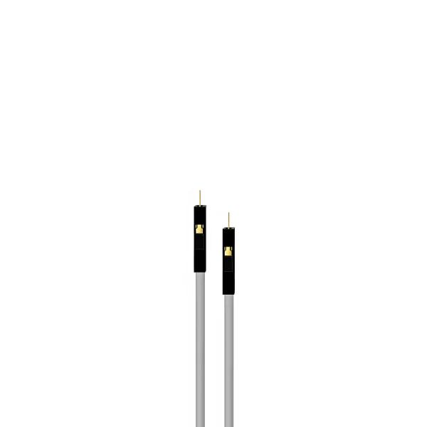 30CM Grey 10Pack M-M Silicon Jumper Wires
