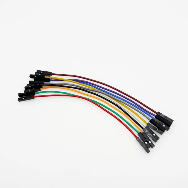 10 Color 10CM 10Pack F-F Silicon Jumper Wires