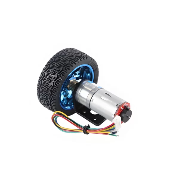25mm Encoder Motor Kit with 65mm  Electroplated Tire