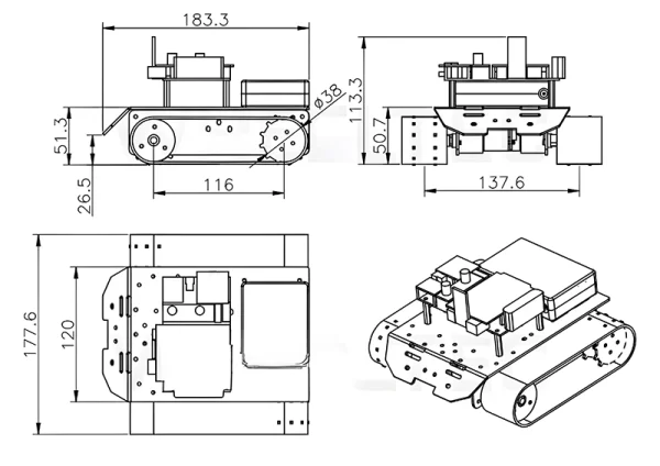 Ardunio Tracked Smart Car - Image 2