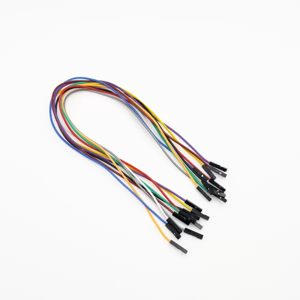 30CM 10 Color 10Pack F-F Silicon Jumper Wires