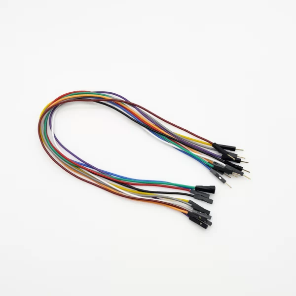 10 Color Mixed 30CM 10Pack F-M Silicon Jumper Wires