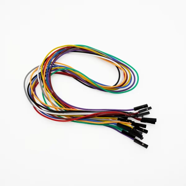 50CM 10 Color Mixed10Pack F-F Silicon Jumper Wires