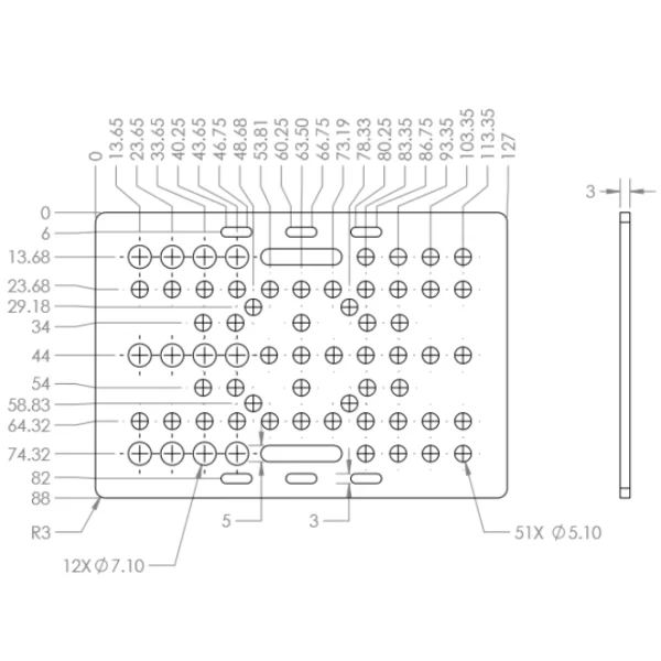 Gantry Plate 2060 V-Slot 6 Pulleys Slider Kit - Image 2