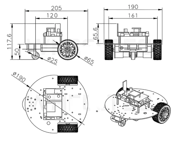 STM32 L130 Differential Smart Car - Image 2