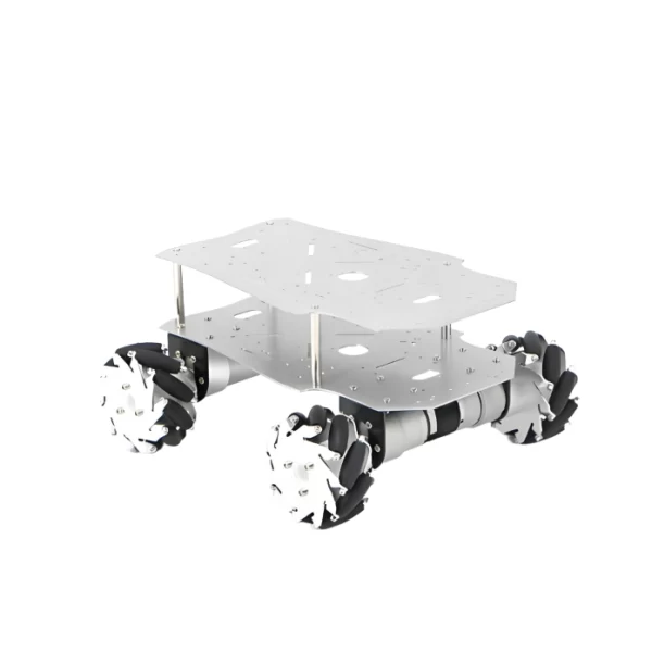 4WD Smart Car Chassis with 75mm Mecanum Wheel