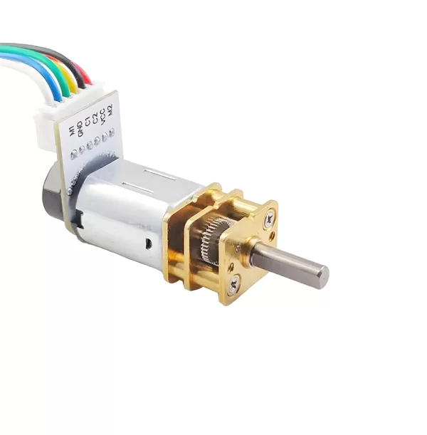 Encoder 7ppr 6V 310rpm 50:1  12mm Gear Motor