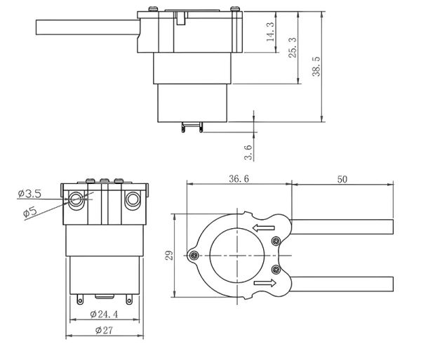 Peristaltic Pump PP310 3W - Image 2