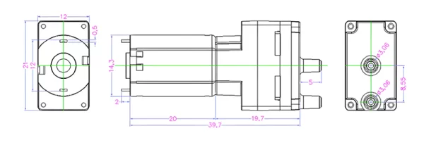 Small Air Pump 0.9W - Image 3