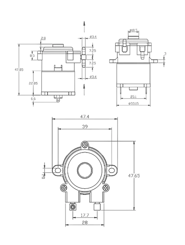 Peristaltic Pump PP520 6V - Image 2