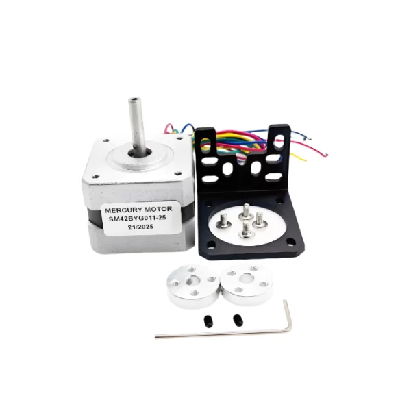 SM42BYG011-25  Stepper motor 2 phase 200 steps/Rev 12V 0.33A with Bracket and Hub - Image 2